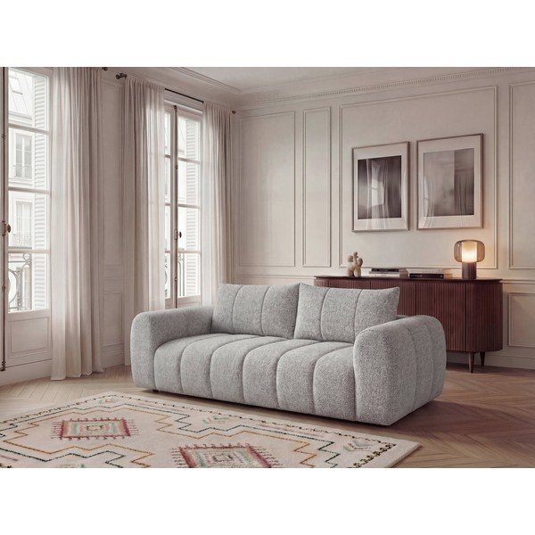 Canapea gri deschis 242 cm Nesty – Bobochic Paris-image-1