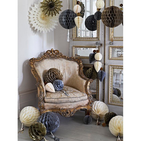 Decorațiune din hârtie Talking Tables Giant Bubble Red XL-image-3