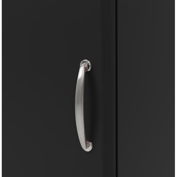 Dulap negru 50x143 cm Malibu - Tenzo-image-1