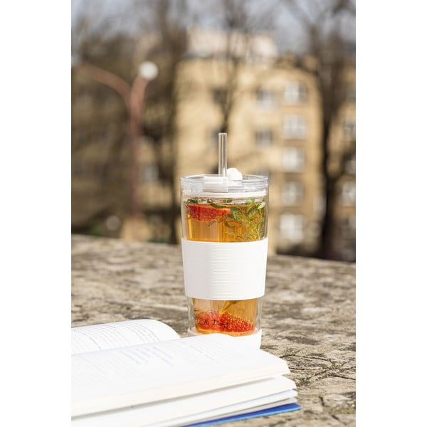 Cană termos albă 600 ml Fuori – Vialli Design-image-3