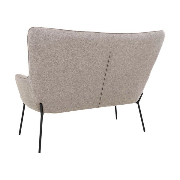 Canapea bej 128 cm Glasgow – House Nordic-image-2
