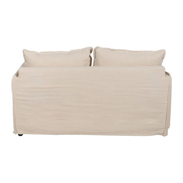 Canapea crem cu tapițerie din in 160 cm – Ixia-image-3