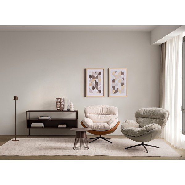 Masă consolă maro închis cu blat din sticlă 30x140 cm Godric – Bizzotto-image-4