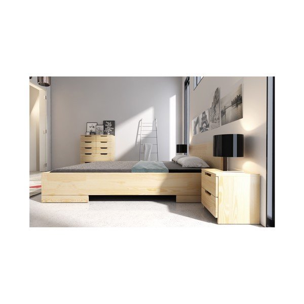 Pat dublu din lemn de pin SKANDICA Spectrum Maxi, 160 x 200 cm-image-4