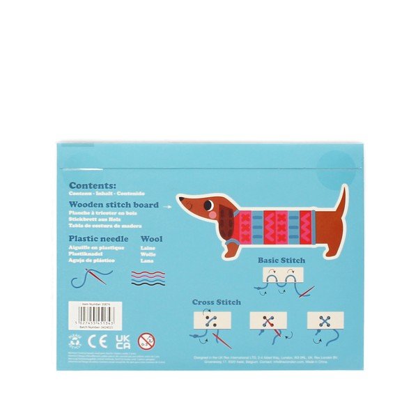 Set de brodat Sunny Sausage Dog – Rex London-image-2