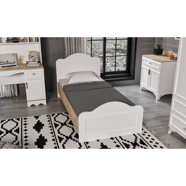 Pat alb-natural 90x190 cm Alessa – Kalune Design-image-1