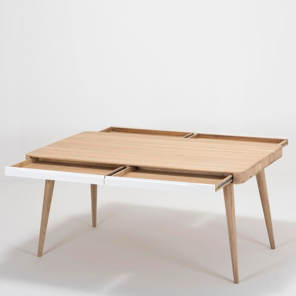 Masă din stejar Gazzda Ena Two, 140 x 90 cm-image-3