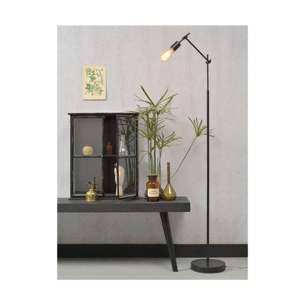 Lampadar negru cu abajur din metal (înălțime 170 cm) Sheffield – it's about RoMi-image-1