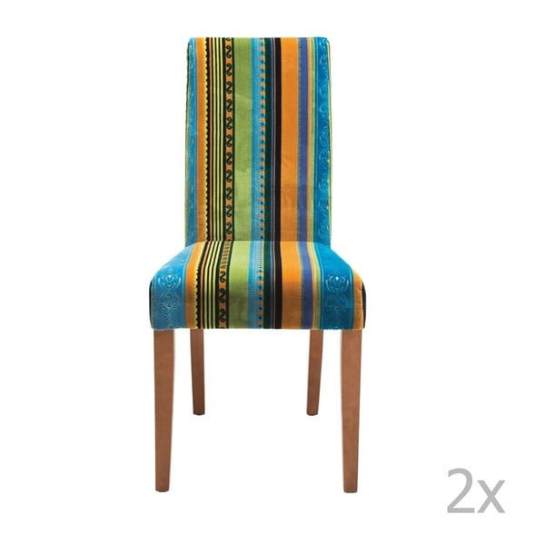 Set 2 scaune cu picioare din lemn de fag Kare Design Irish
