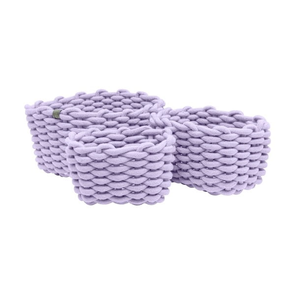 Coșuri de depozitare 3 buc. din material textil 30x25x19 cm Tom Tailor – Wenko