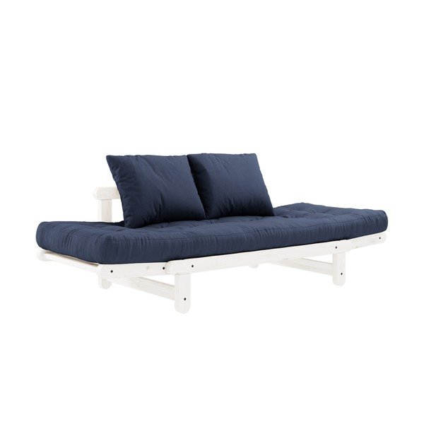 Canapea variabilă KARUP Design Beat White, albastru-image-4