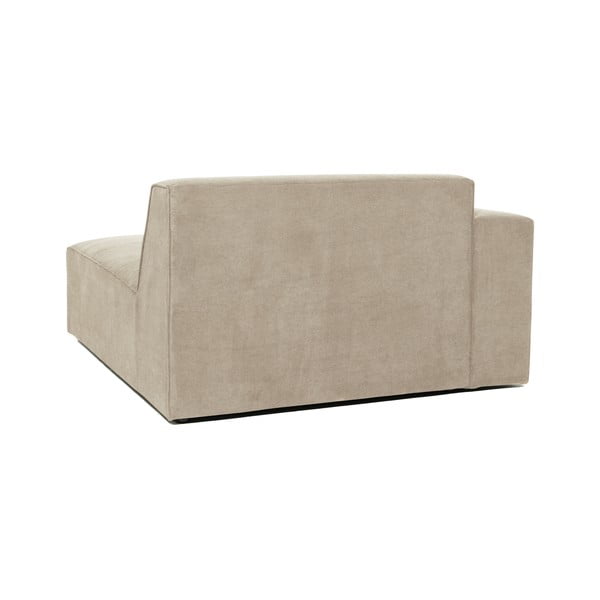 Modul pentru canapea bej   din catifea reiată  (partea stângă ) Sting - Scandic-image-3