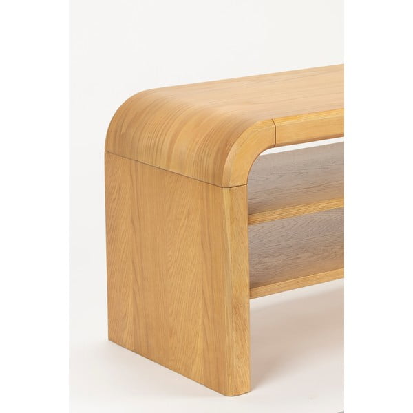 Comodă TV în culoare naturală cu aspect de lemn de stejar 160x45x40 cm Brave – Zuiver-image-4