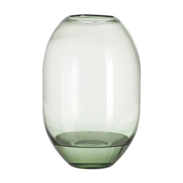 Vază din sticlă A Simple Mess Hedge, înălțime 29 cm, verde