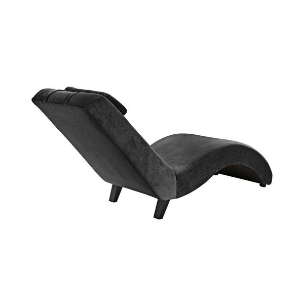 Șezlong Max Winzer Norris Velvet, negru-image-1