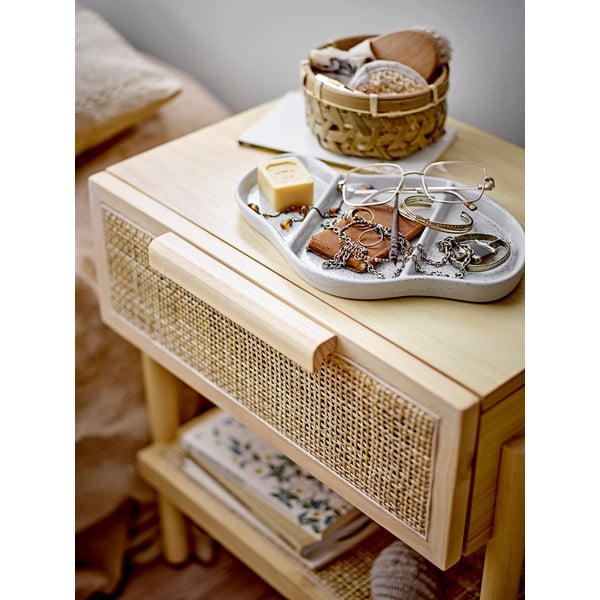 Tavă decorativă din gresie ceramică 18.5x26.5 cm Abenna – Bloomingville-image-1