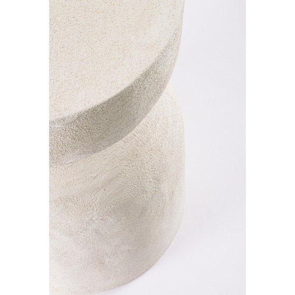 Măsuță auxiliară rotundă din polirășină ø 31 cm Albin – Bizzotto-image-1