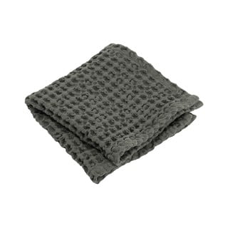 Set 2 prosoape din bumbac Blomus Agave, 30 x 30 cm, verde închis
