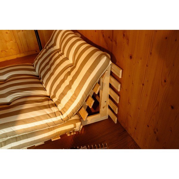 Canapea bej/crem extensibilă 140 cm Roots – Karup-image-4