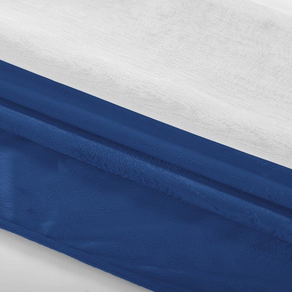 Perdea AmeliaHome Irvelette Eyelets, 140 x 270 cm, alb-albastru-image-1