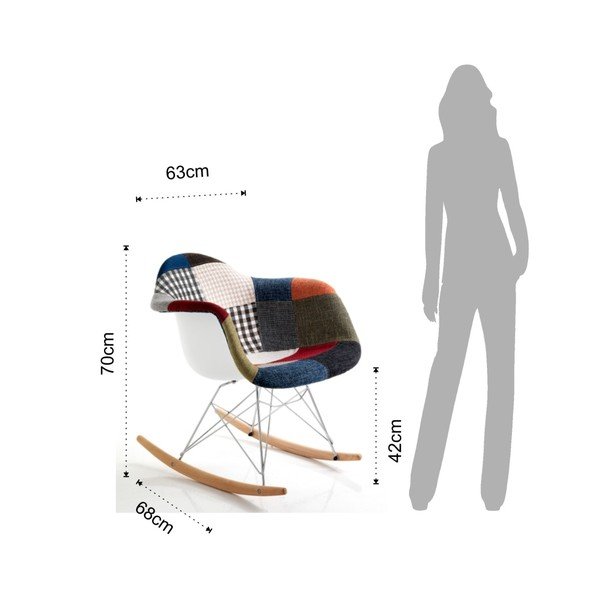 Scaun balansoar Tomasucci Kaleido-image-1