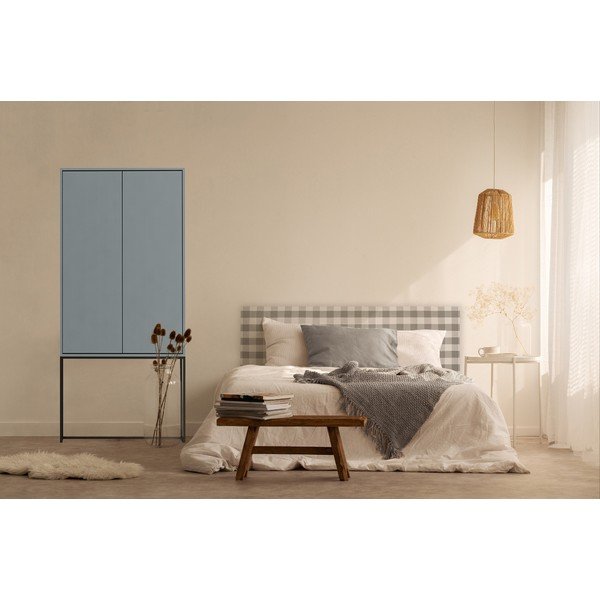 Dulap albastru deschis 75x164,5 cm Lennon – Really Nice Things-image-1