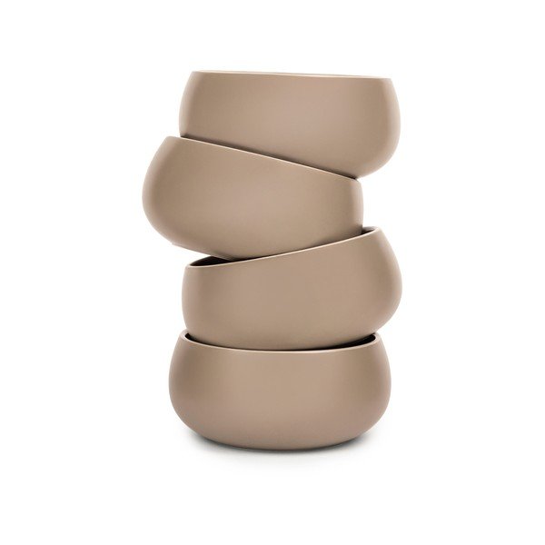 Boluri mici bej 4 buc. din gresie 600 ml Terra Luma – Bonami Selection-image-2