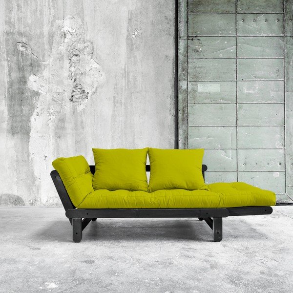 Canapea extensibilă Karup Beat Black/Pistacie-image-3