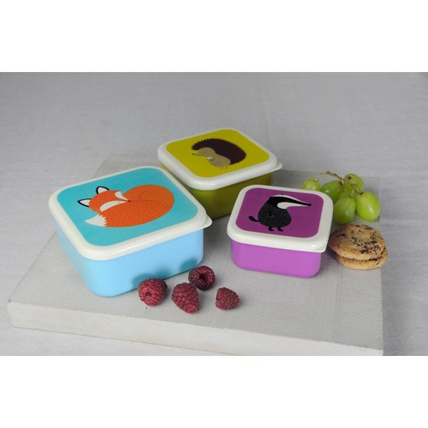 Set 3 recipiente pentru gustare Rex London Rusty And Friends-image-1