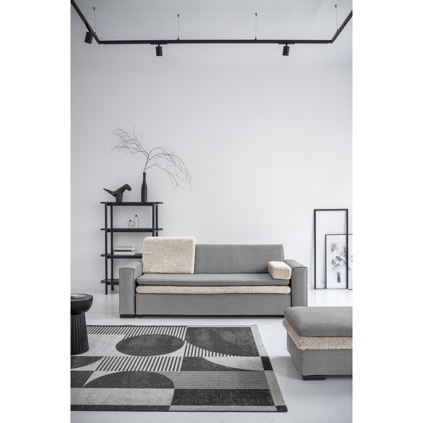 Canapea gri extensibilă 235 cm – Miuform-image-1