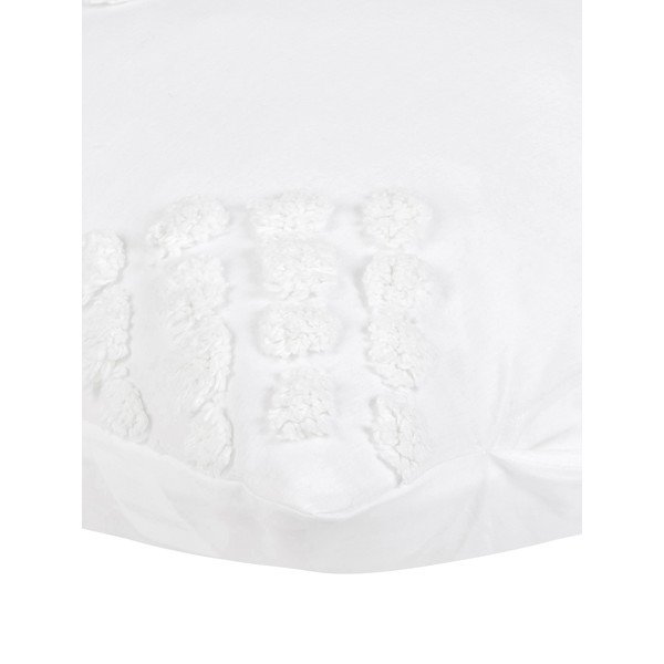 Set de 2 fețe de pernă decorative din bumbac percale Westwing Collection Fia, 40 x 80 cm, alb-image-3