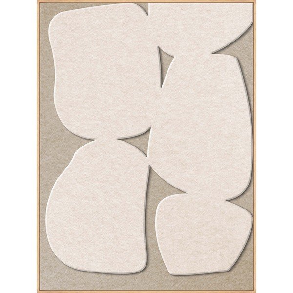 Tablou cu ramă/acustic 3D 90x120 cm Stone Path 1 – Malerifabrikken