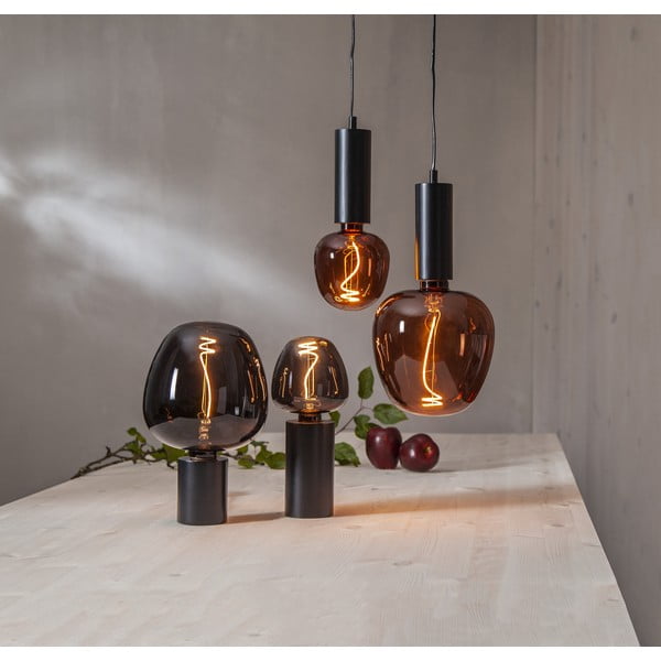 Bec LED E27, cu lumină caldă 2 W Black Apple – Star Trading-image-1