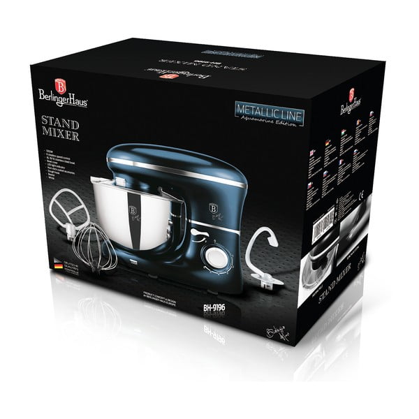 Robot de bucătărie albastru Aquamarine Metallic Line - BerlingerHaus-image-2