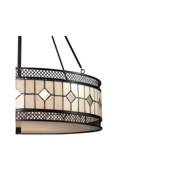 Lustră din metal cu abajur din sticlă ø 60 cm Waldorf – Premier Housewares-image-3