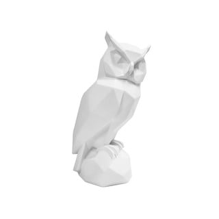 Statuetă albă din poliester Owl - PT LIVING
