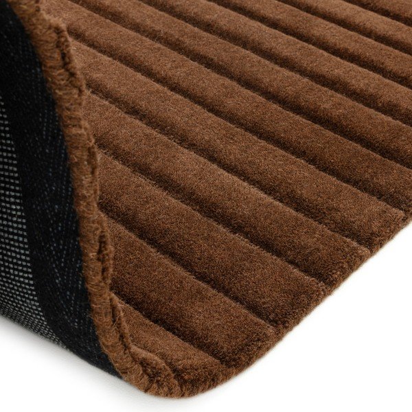 Covor maro închis țesut manual din lână 160x230 cm – Asiatic Carpets-image-2