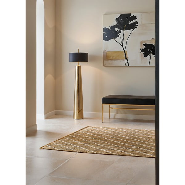 Covor în culoare naturală țesut manual din iută 160x230 cm Kunu – Hanse Home-image-1