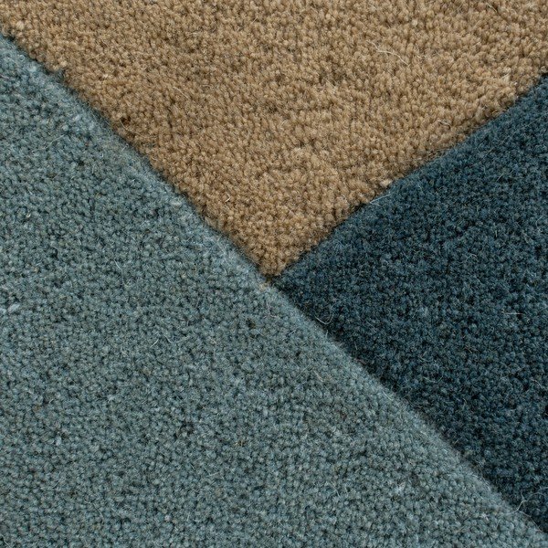 Covor din lână albastru-bej 230x160 cm Arlo Harper - Flair Rugs-image-3