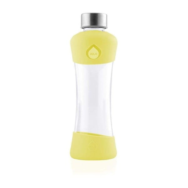 Sticlă din sticlă borosilicată Equa Active Lemon, 550 ml, galben