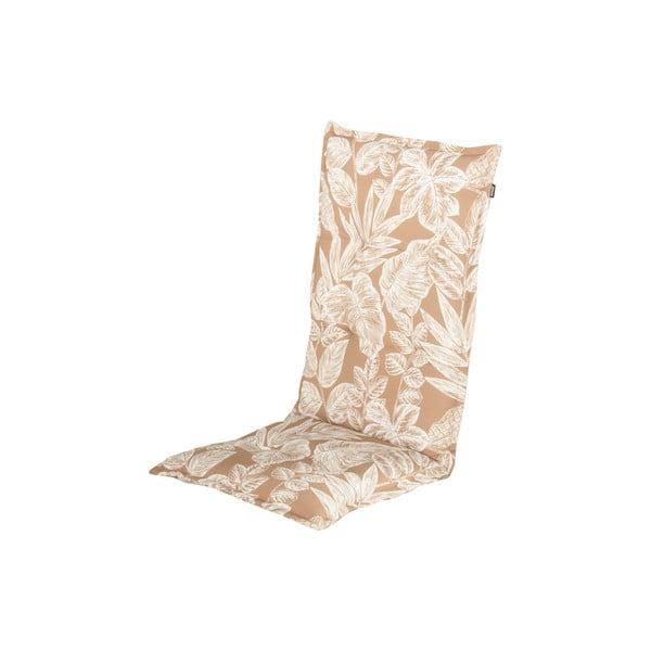 Pernă pentru scaun de grădină albă/maro 50x123 cm Eva – Hartman