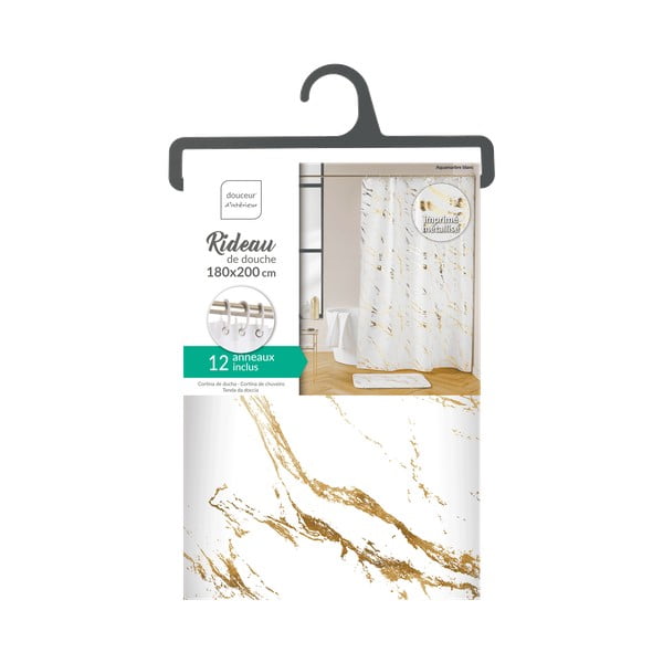 Perdea de duș 180x200 cm Aquamarbre – douceur d'intérieur-image-4