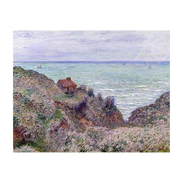 Tablou Claude Monet - Cabin of the Customs Watch, 70x55 cm