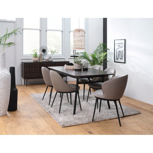 Scaun de dining bej Gain – Unique Furniture-image-1