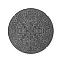 Covor pentru exterior și interior alb-negru rotund ø 160 cm Duet Kona – NORTHRUGS
