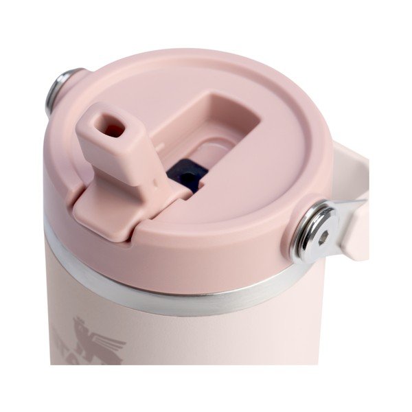 Termos roz deschis din oțel inoxidabil 410 ml IceFlow™ Flip Straw 2.0 Tumbler Rose Quartz – Stanley-image-3