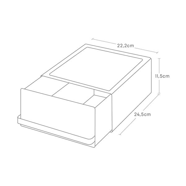 Cutie pentru ceai albă Tower – YAMAZAKI-image-4
