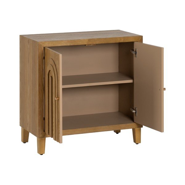 Dulap în culoare naturală din lemn de brad 80x80 cm Archo – Ixia-image-2