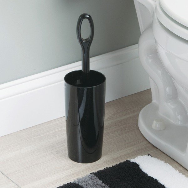 Perie pentru toaletă InterDesign Moda, negru-image-3