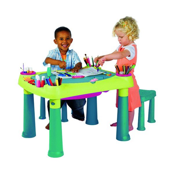 Masă pentru jocuri și activități creative cu 2 scaune Curver Creative-image-2